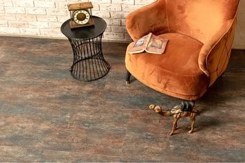 Вінілова підлога Vinilam Ceramo 71617 Керамічна Сталь 71617 фото StarFloor