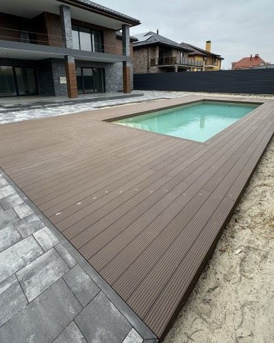 Террасная доска ДПК Renwood Home Plus Wenge 10080 фото StarFloor