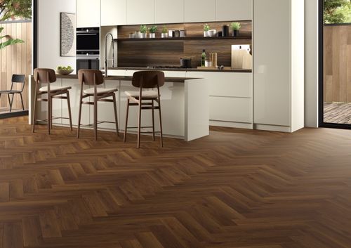 Виниловый пол Alsafloor Horizon Herringbone HZB 1203 Оссегор HZB 1203 фото StarFloor