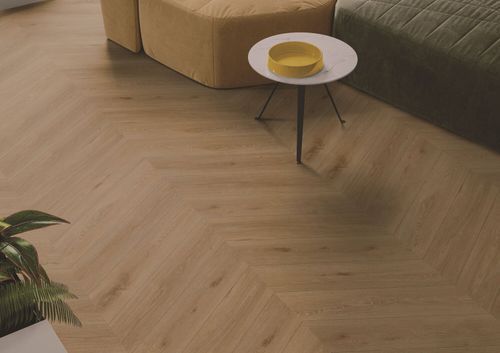 Вінілова підлога Gerflor Creation 55 Chevron AQUINOAH HONEY 1706