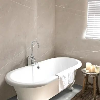 Стінова панель SPC Rocko Wall Tiles Beige Pietra Marble K024 за м2