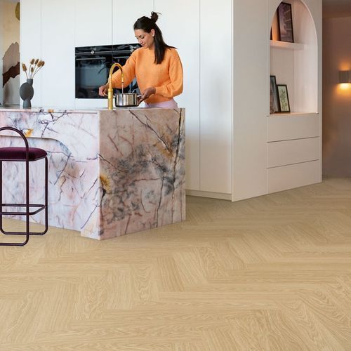 Вінілова підлога Quick Step Ciro Herringbone 40359 Дуб чистий рум'янець AVHBU 40359 фото StarFloor