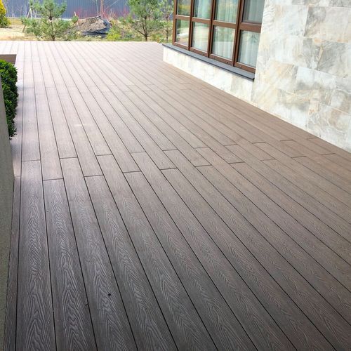 Террасная доска Bruggan Elegant Light 3D Wine Brown br_wine brown фото StarFloor