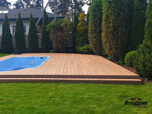 Терасна дошка Bruggan Multicolor Cedar Mult_cedar фото StarFloor