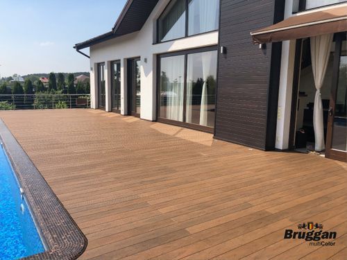 Терасна дошка Bruggan Multicolor Cedar Mult_cedar фото StarFloor
