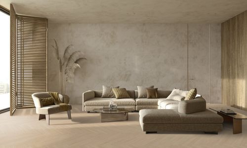 Вінілова підлога Gerflor Virtuo 55 DryBack Herringbone 1460 Blomma Beige