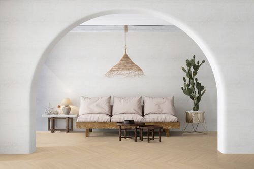 Вінілова підлога Gerflor Virtuo 55 DryBack Herringbone 1460 Blomma Beige