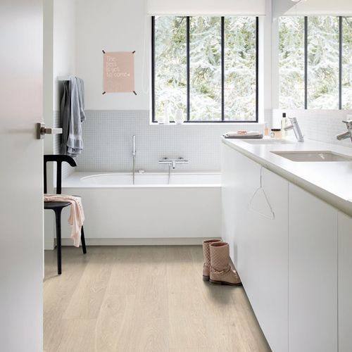 Вінілова підлога Quick Step Bloom 40080 Дуб Морський Бриз Бежевий AVMPU40080 фото StarFloor