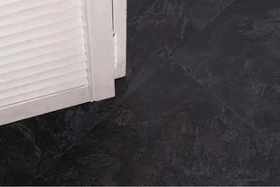 Вінілова підлога Vinilam Ceramo 61607 Сланцевий Чорний 61607 фото StarFloor