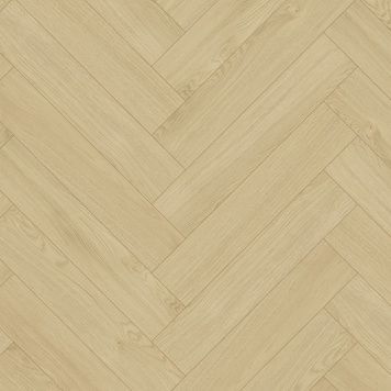 Вінілова підлога Ceramin Nuva Herringbone Glue 65201 Cotton Oak Beige