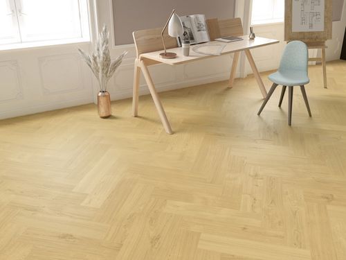 Вінілова підлога Ceramin Nuva Herringbone Glue 65203 Velvet Oak Brown