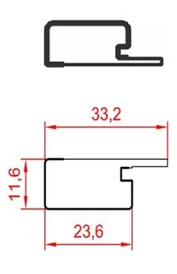 Початок МДФ Super Profil 1234 В асортименті за штуку